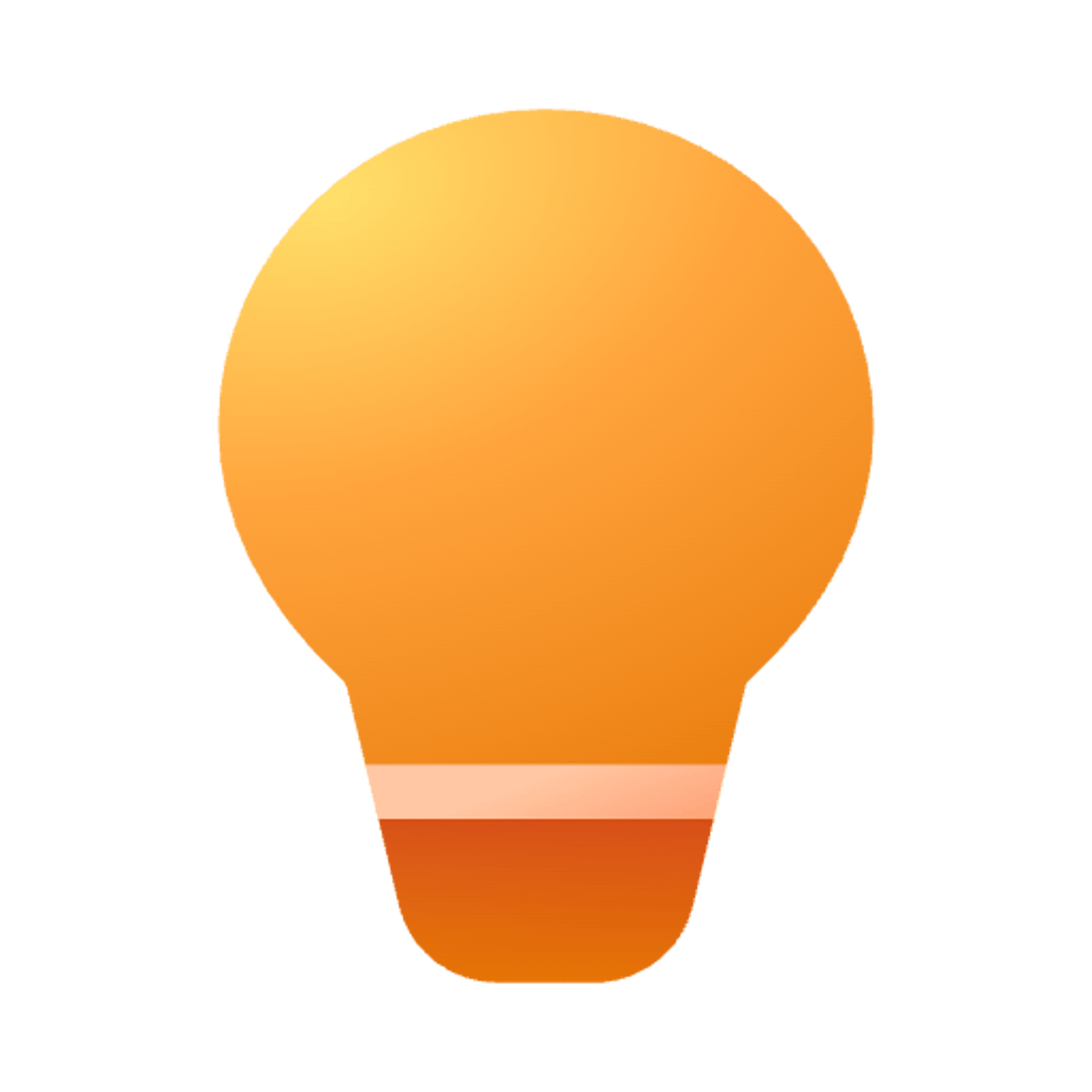 Light bulb on